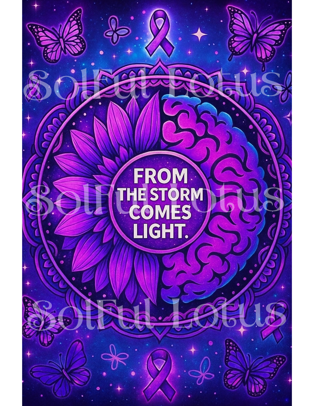 The Quiet Storm Within: Epilepsy Awareness Coloring Book