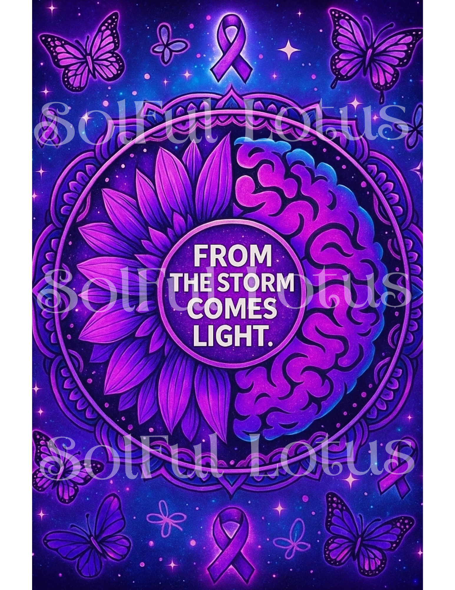 The Quiet Storm Within: Epilepsy Awareness Coloring Book